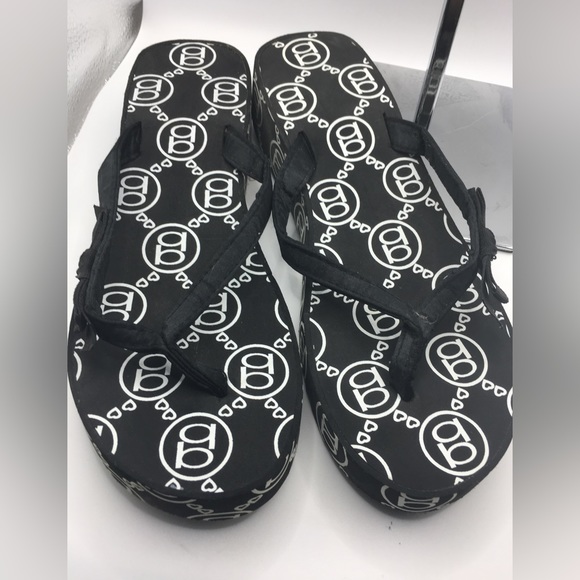 Authentic BeBe Flip Flop Wedge - Picture 5 of 8